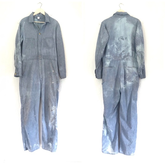 Vintage Other - VINTAGE Men’s Mechanic Coveralls Distressed 40L